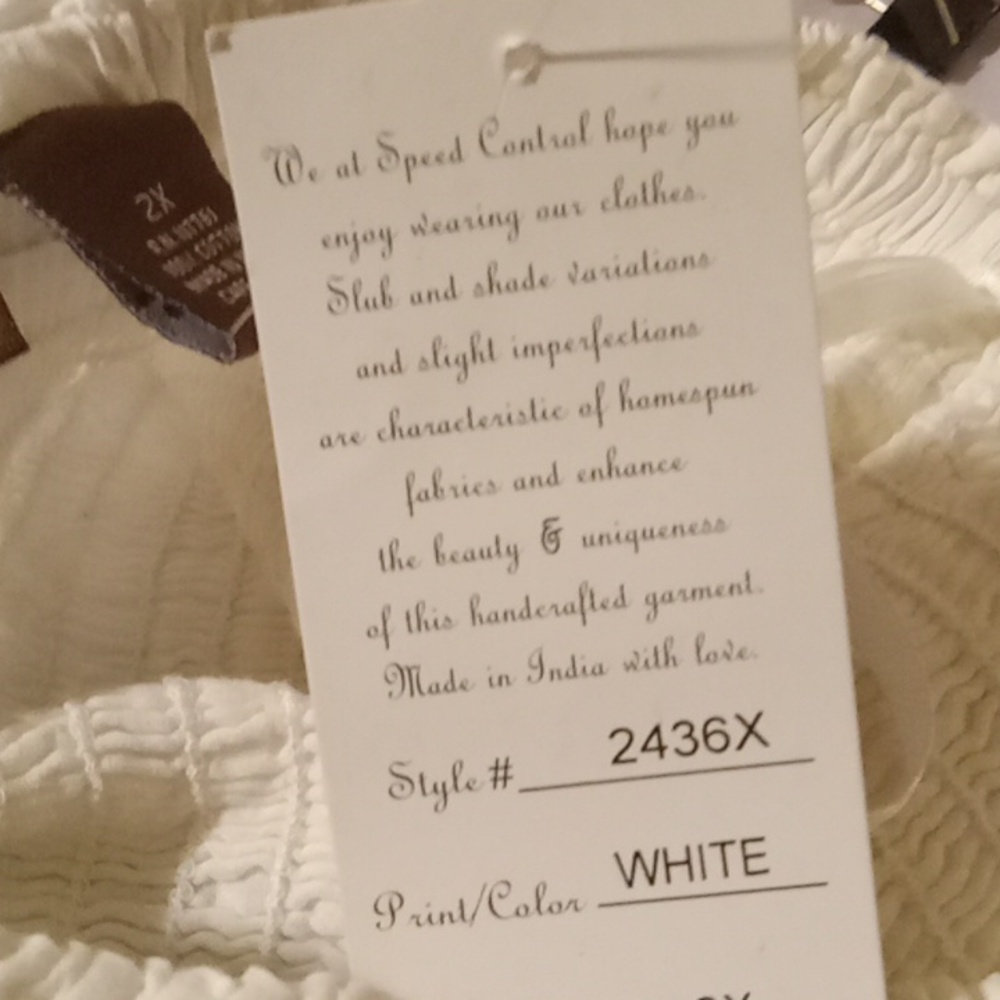 Speed Control New York Cottagecore Summer Eyelett Strapless Dress Size 2x NWT - Picture 11 of 11